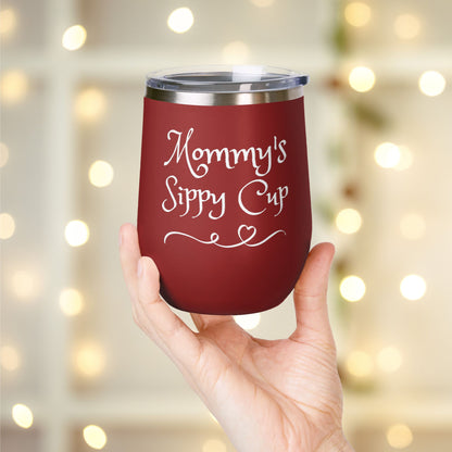 Mommy's Sippy Cup Personalized Wine Tumbler