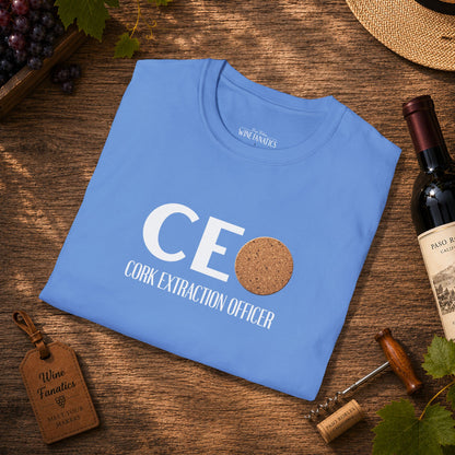 CEO Cork Extraction Officer Unisex Softstyle T-Shirt