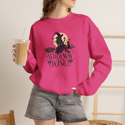 Witch Way To The Wine Sweatshirt