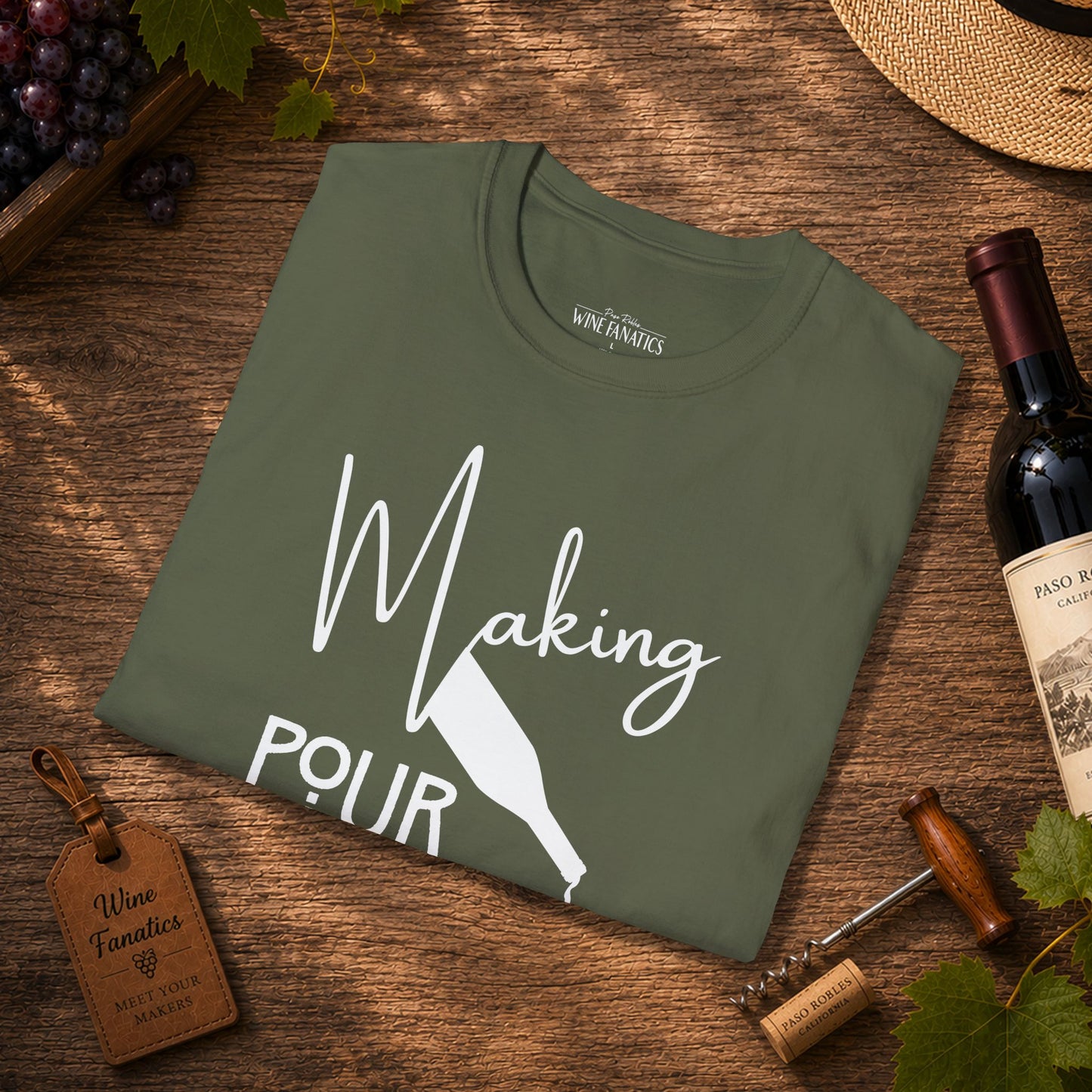 Paso Robles - Making Pour Decisions Crewneck Tee
