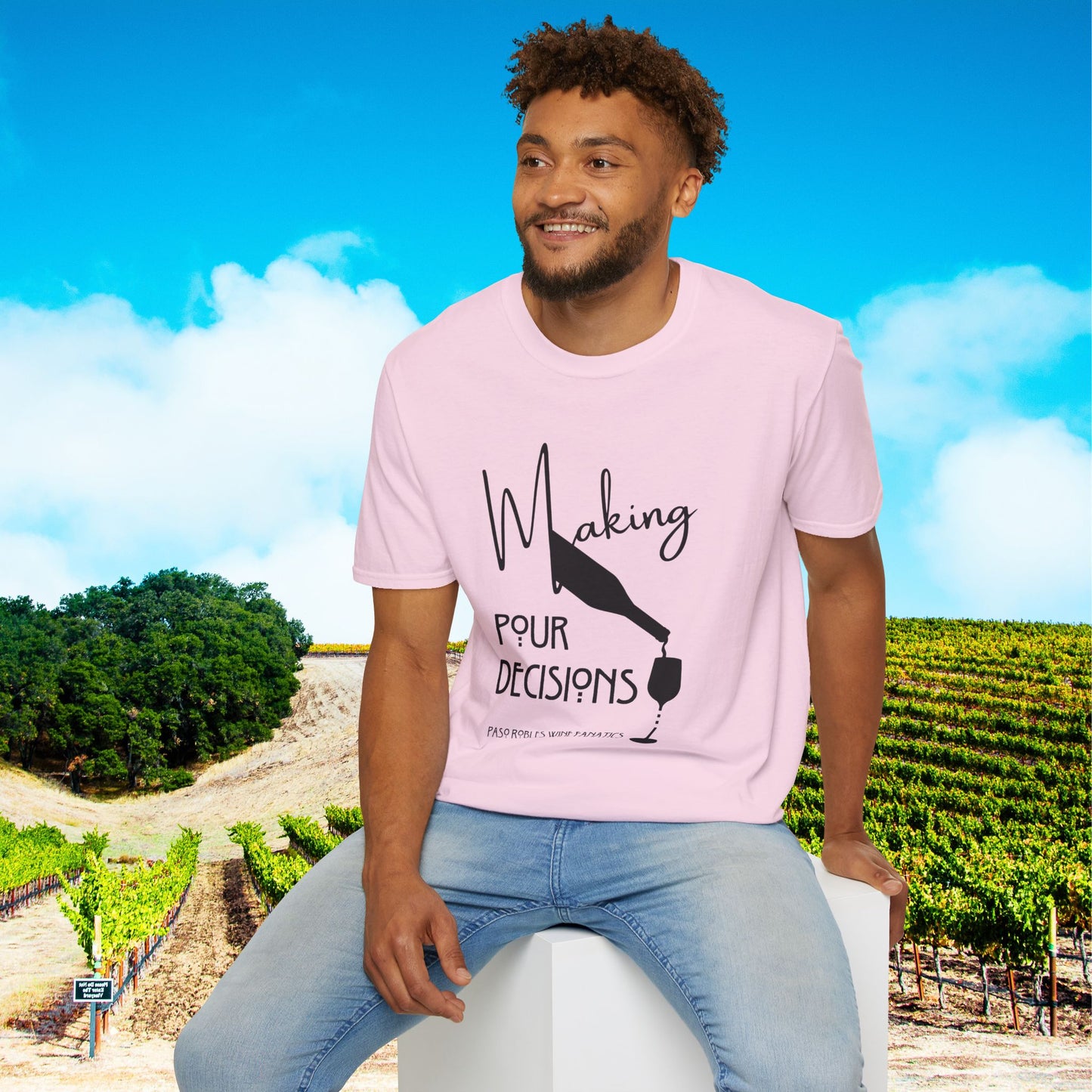 Making Pour Decisions Unisex Softstyle T-Shirt