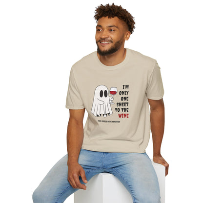 One Sheet To The Wine Unisex Softstyle T-Shirt