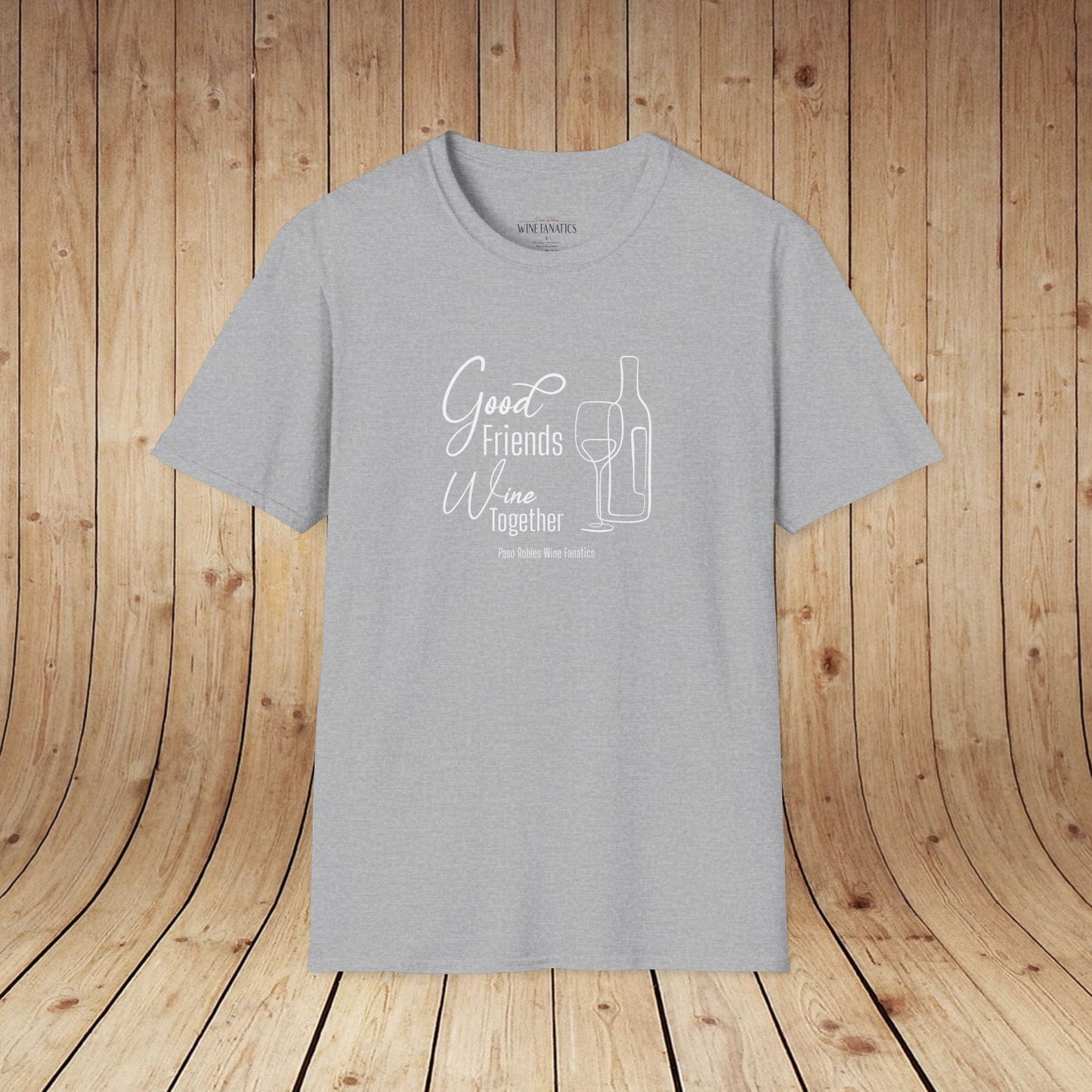 Good Friends Wine Together Unisex Softstyle T-Shirt