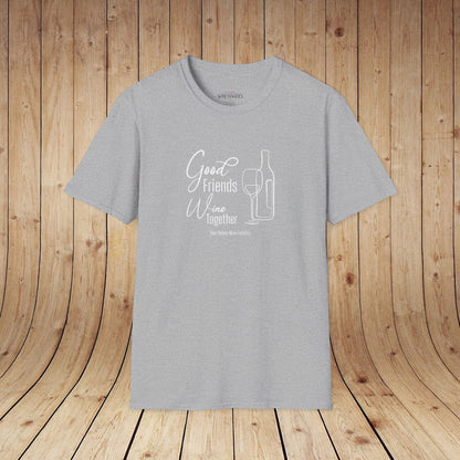Good Friends Wine Together Unisex Softstyle T-Shirt