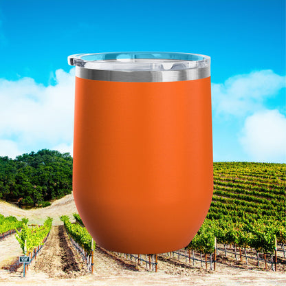 Paso Robles Wine Fanatics Logo 12oz Wine Tumbler