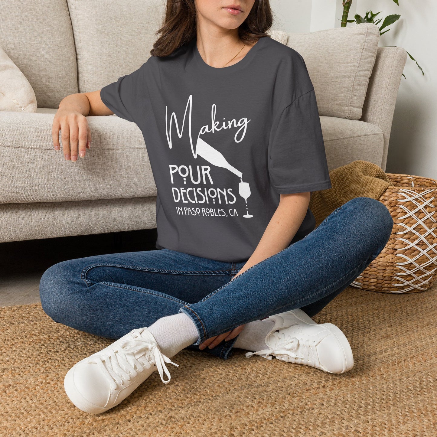 Paso Robles - Making Pour Decisions Crewneck Tee