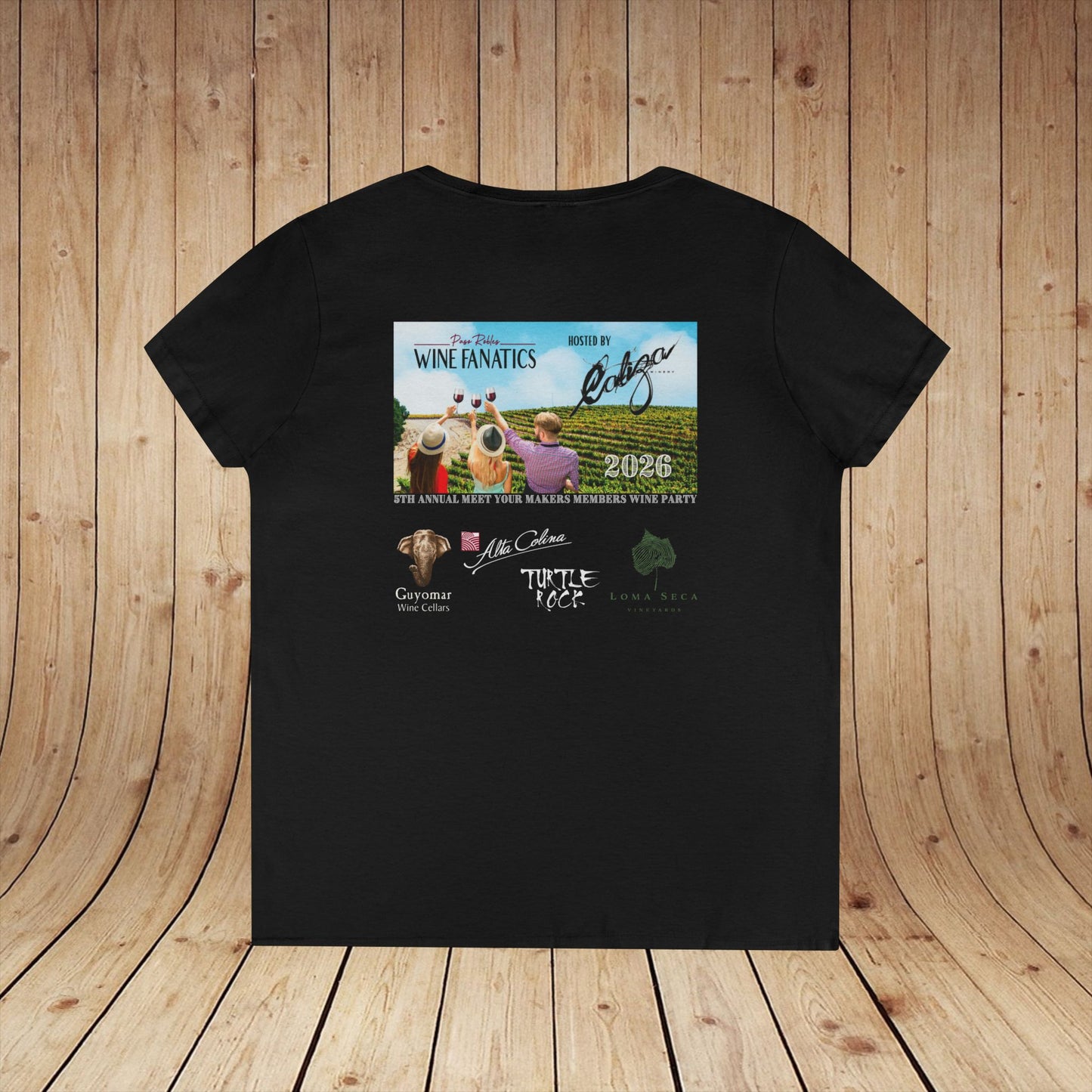 PRWF 2026 Commemorative Meet Your Makers Party Ladies V-Neck Tee