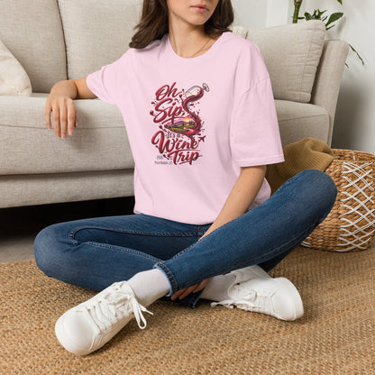 Oh Sip It's A Wine Trip Personalized Crewneck Tee