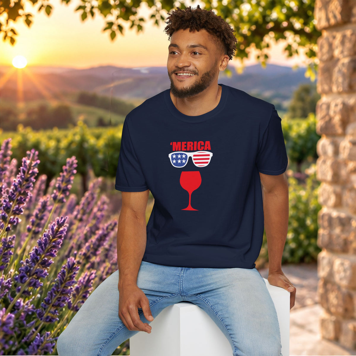 'Merica Crewneck Tee