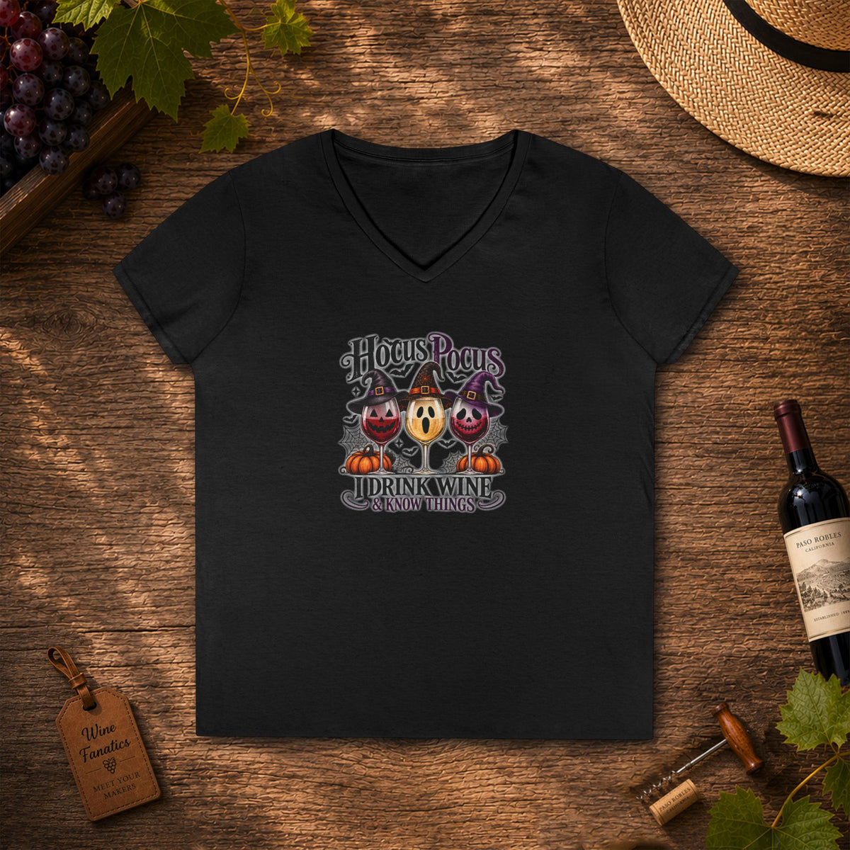 Hocus Pocus Ladies V-Neck T-Shirt