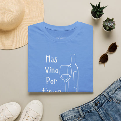 Mas Vino Por Favor Crewneck Tee