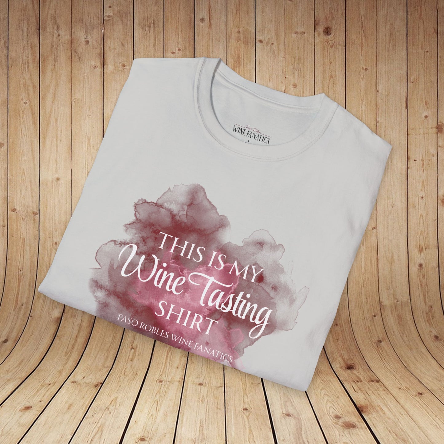 This Is My Wine Tasting Shirt (stain) Unisex Softstyle T-Shirt
