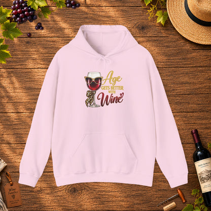 Age Gets Better With Wine Hoodie
