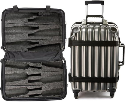 VinGardeValise Luggage - Grande 12 Bottle Suitcase (with or without Paso Robles Wine Fanatics logo)