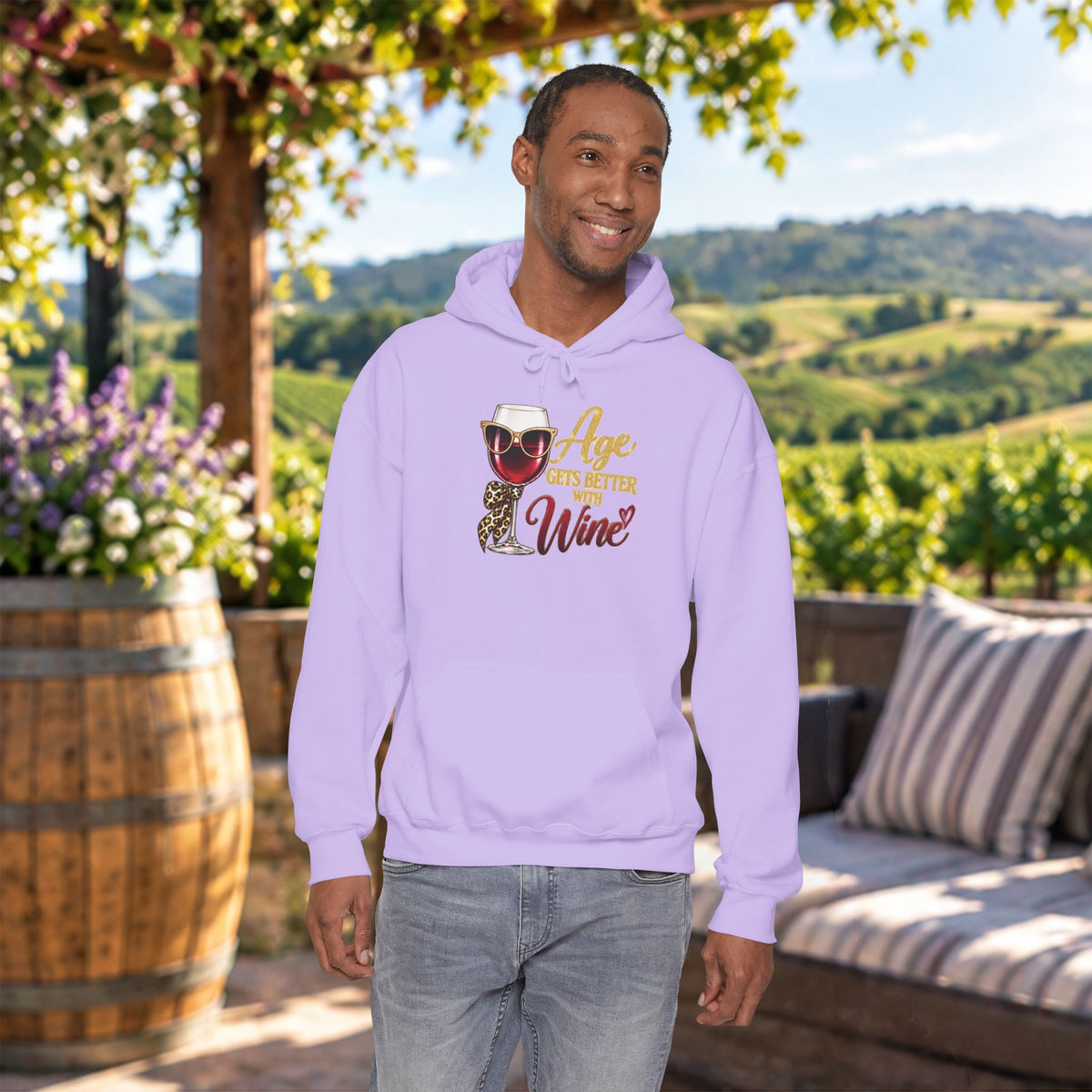 Age Gets Better With Wine Hoodie