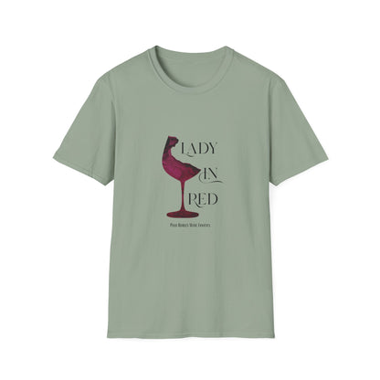 Lady In Red Unisex Softstyle T-Shirt
