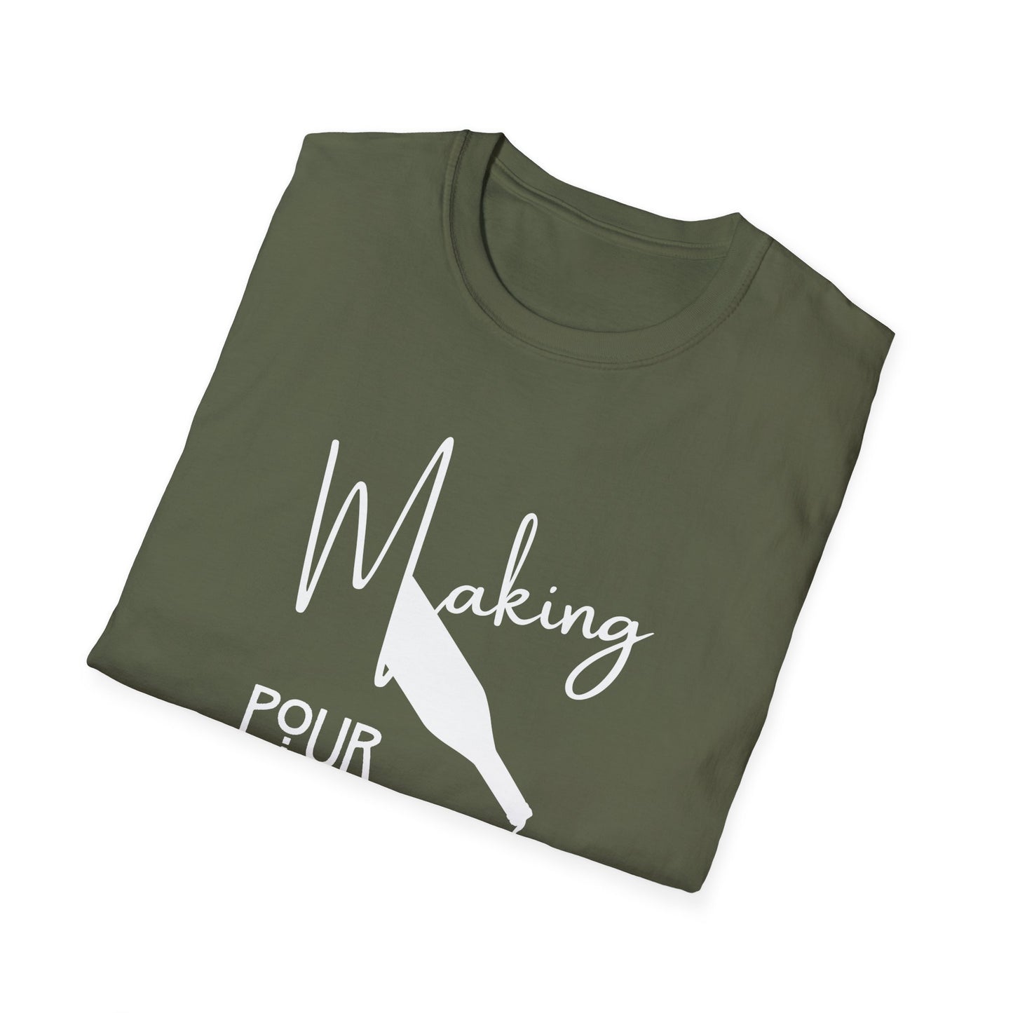 Making Pour Decisions Unisex Softstyle T-Shirt
