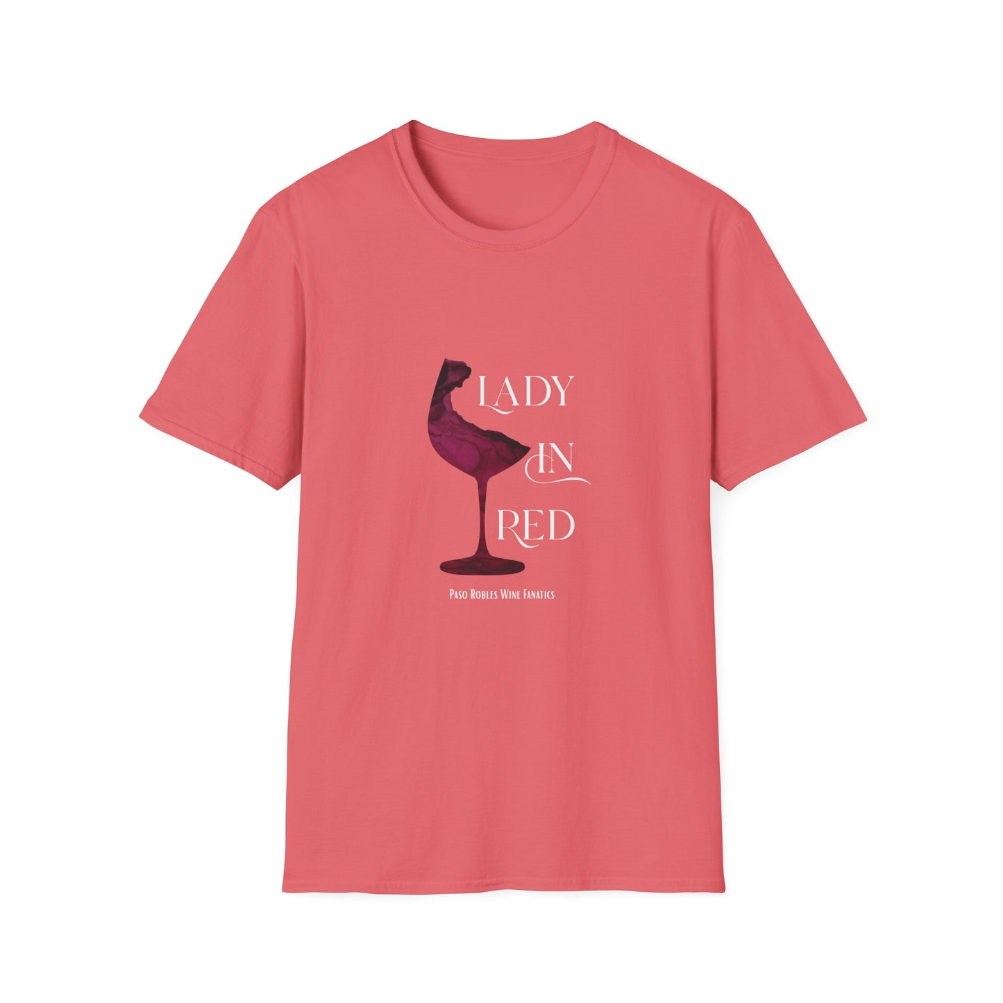 Lady In Red Unisex Softstyle T-Shirt