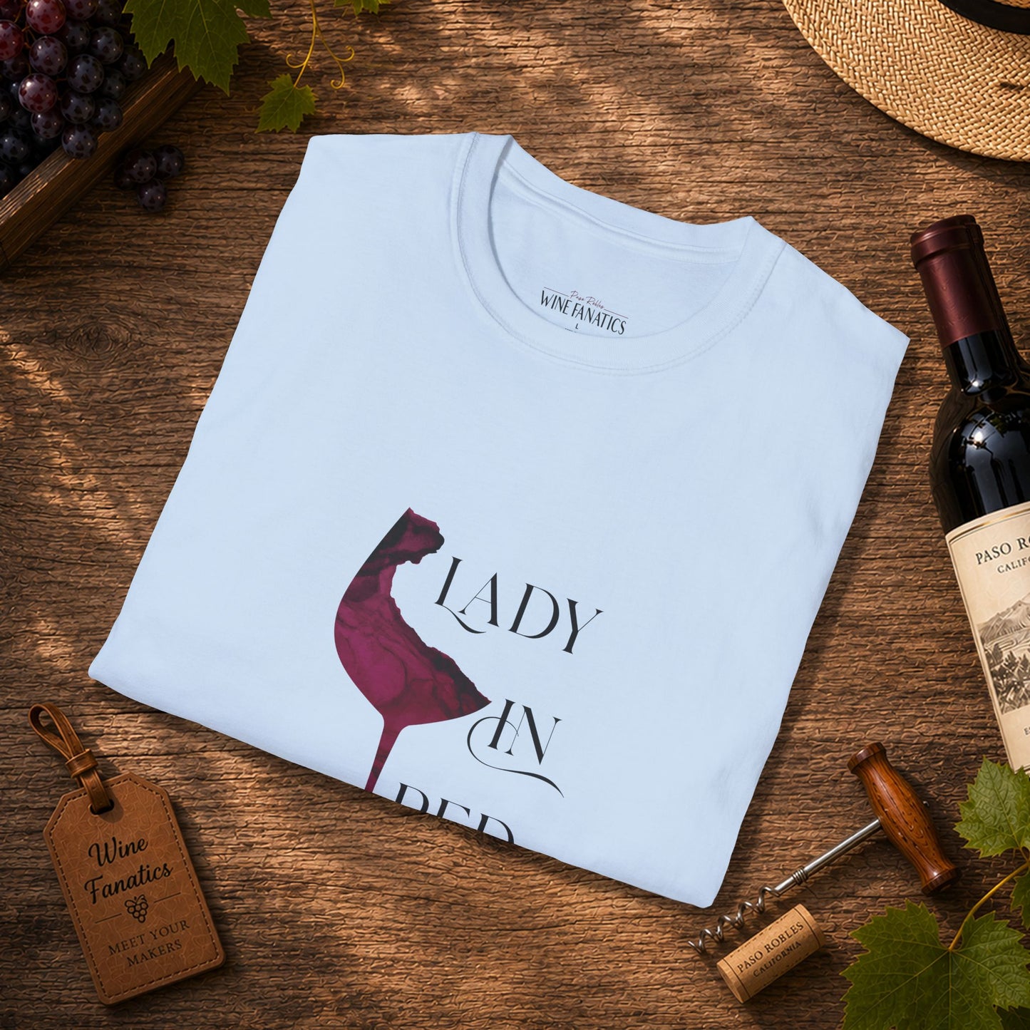Lady In Red Crewneck Tee