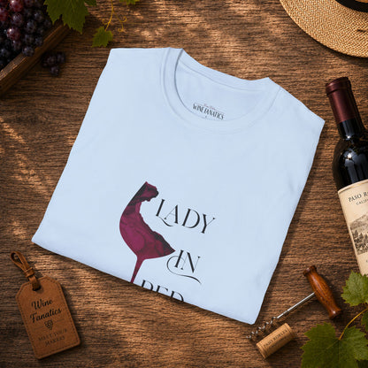 Lady In Red Crewneck Tee