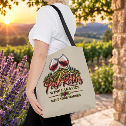 A Toast To Paso Robles Wine Fanatics Personalized Tote Bag