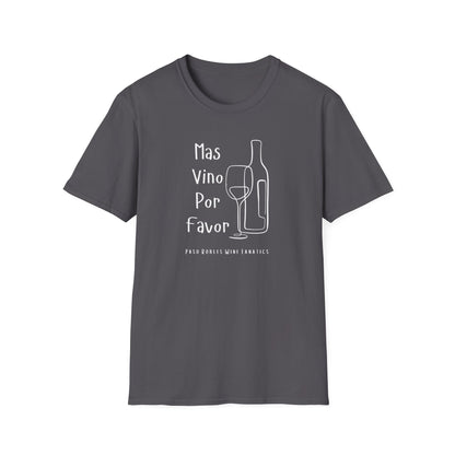 Mas Vino Por Favor Unisex Softstyle T-Shirt