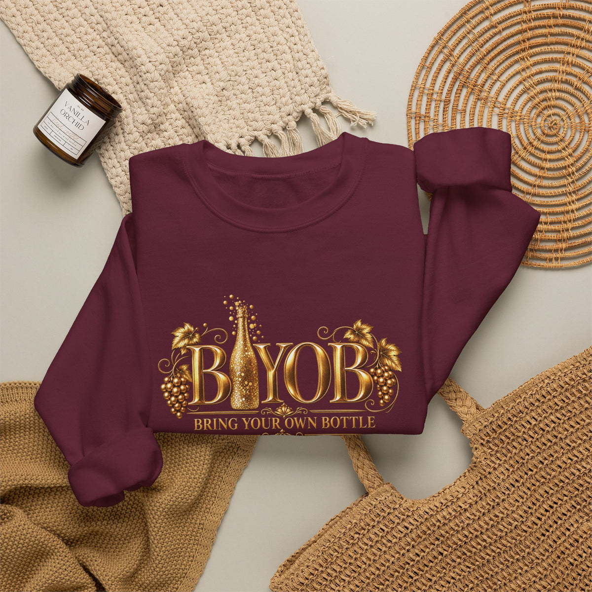 BYOB Bring Your Own Bottle Sweatshirt