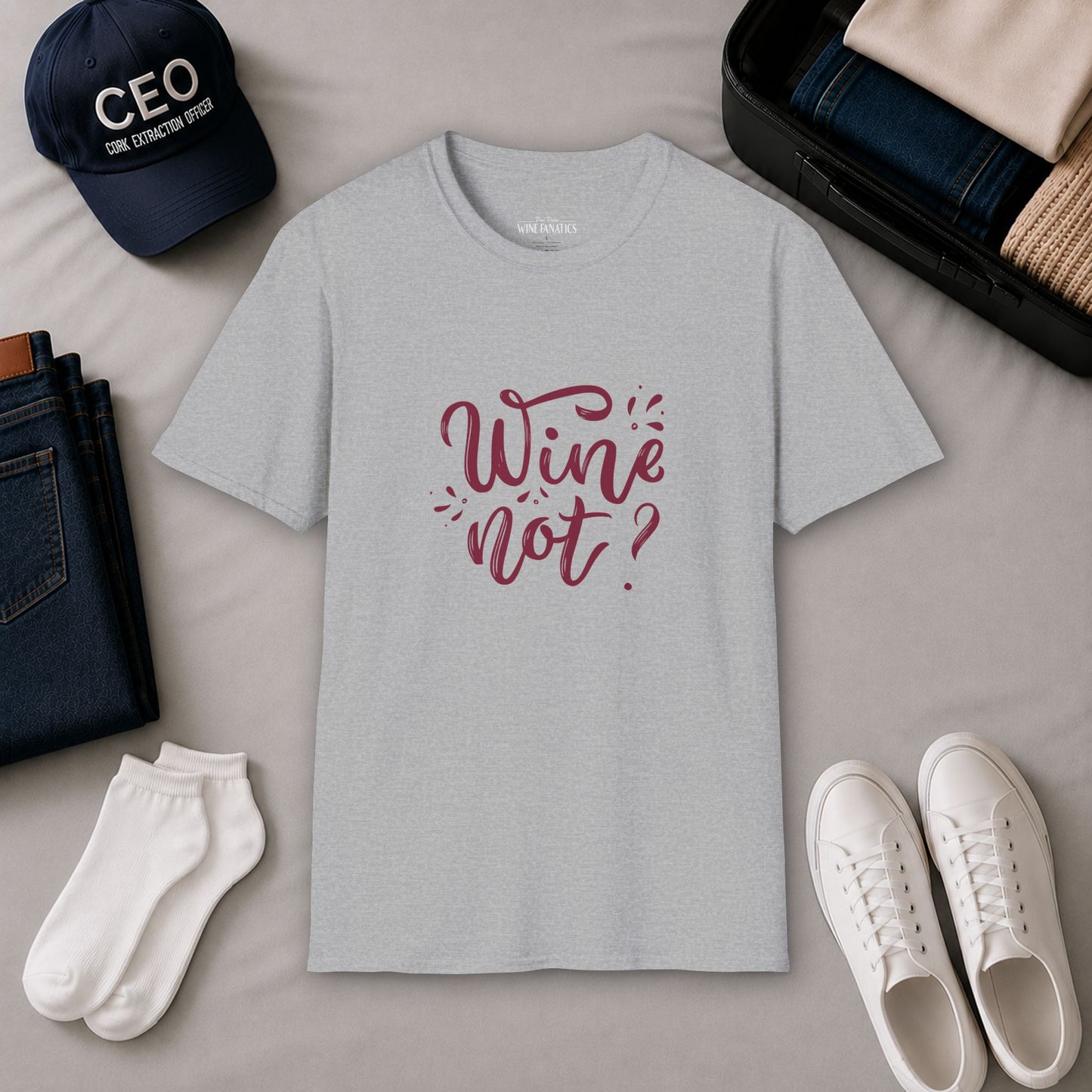 Wine Not? Crewneck Tee
