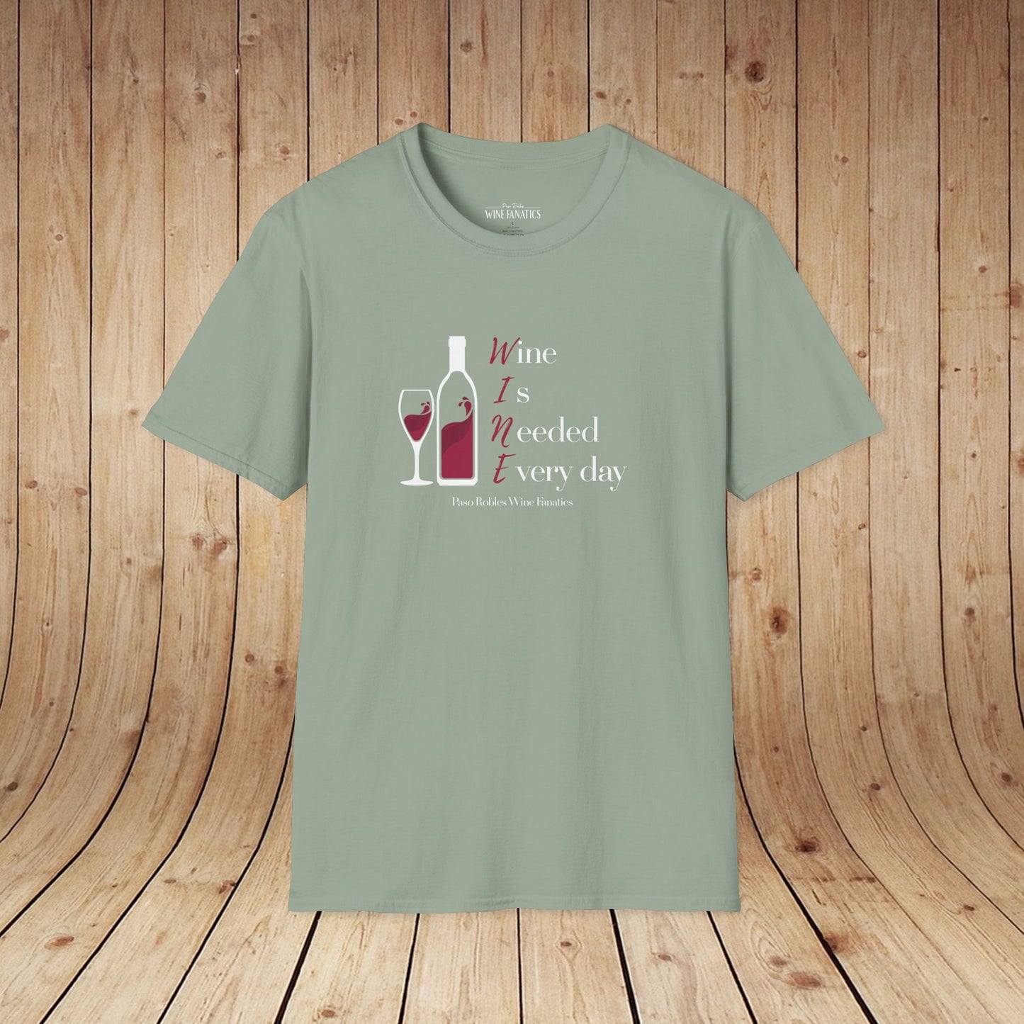 WINE Is Needed Everyday Unisex Softstyle T-Shirt
