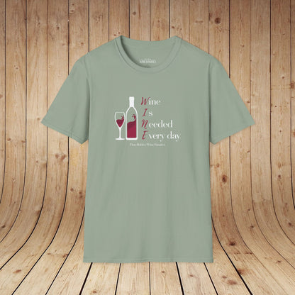 WINE Is Needed Everyday Unisex Softstyle T-Shirt