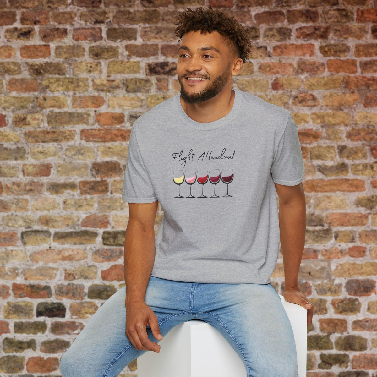 Flight Attendant Crewneck Tee
