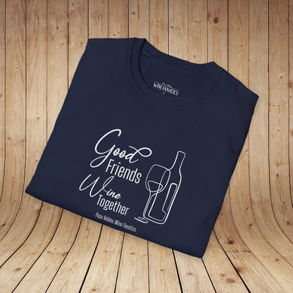 Good Friends Wine Together Unisex Softstyle T-Shirt