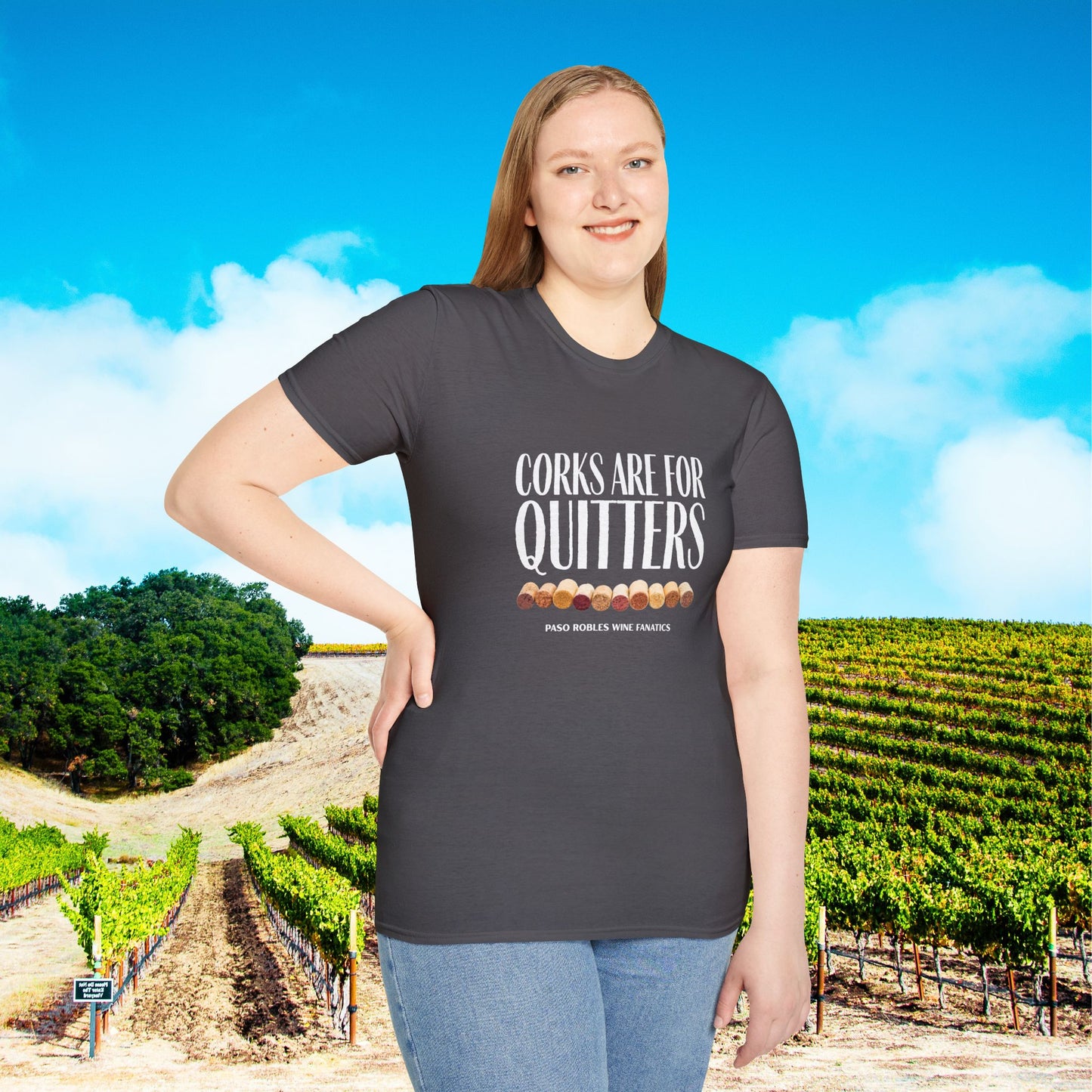 Corks Are For Quitters Unisex Softstyle T-Shirt