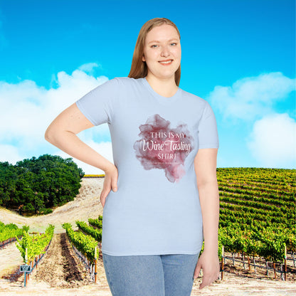 This Is My Wine Tasting Shirt (stain) Unisex Softstyle T-Shirt