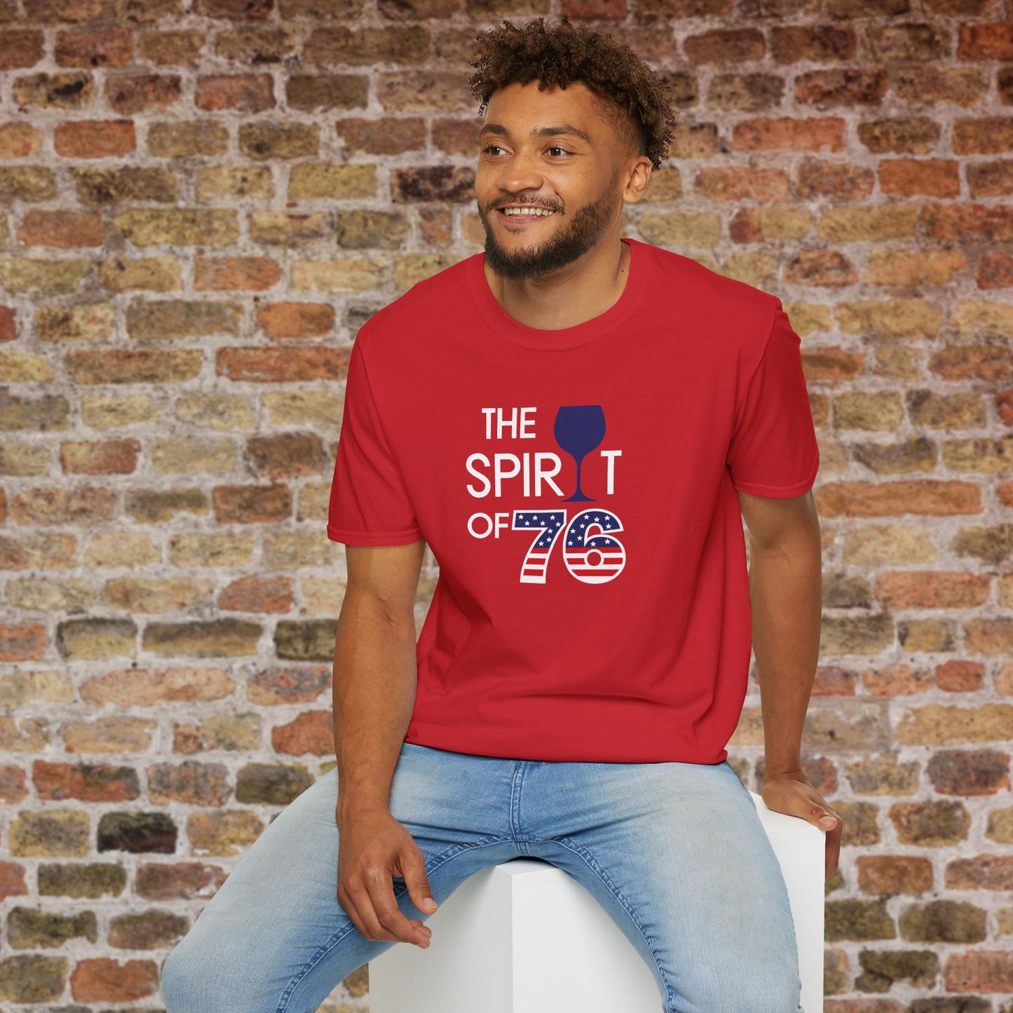 The Spirit of 76 Independence Day Unisex Softstyle T-Shirt