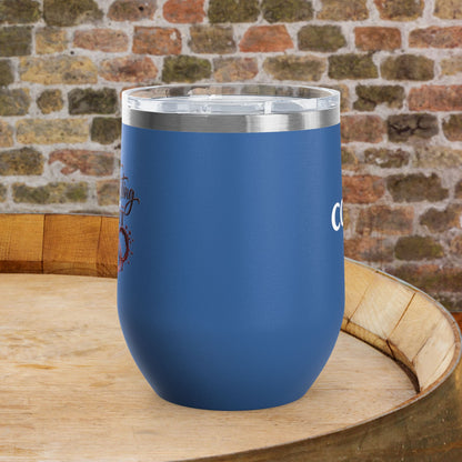 Wine Tasting Is My Favorite Sport Personalized 12oz Wine Tumbler
