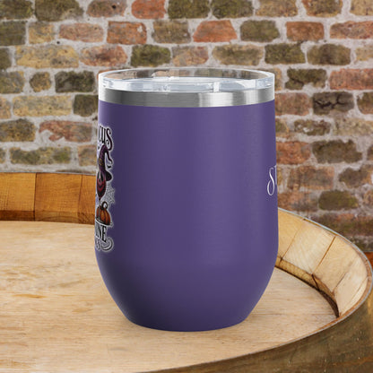 Hocus Pocus I Drink Wine & Know Things 12oz Personalized Wine Tumbler