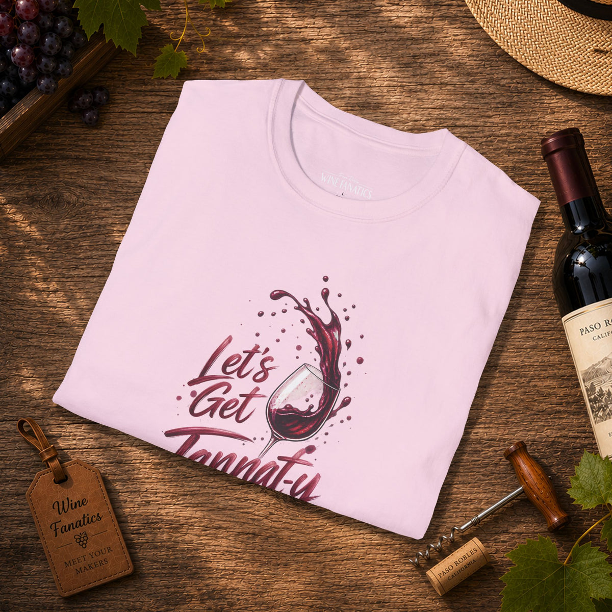 Let's Get Tannat-y  Crewneck T-Shirt