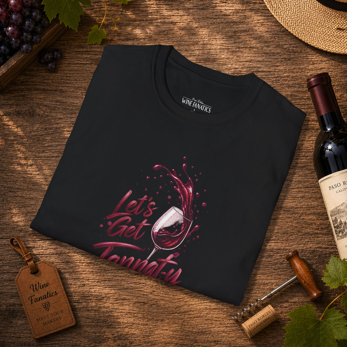 Let's Get Tannat-y  Crewneck T-Shirt