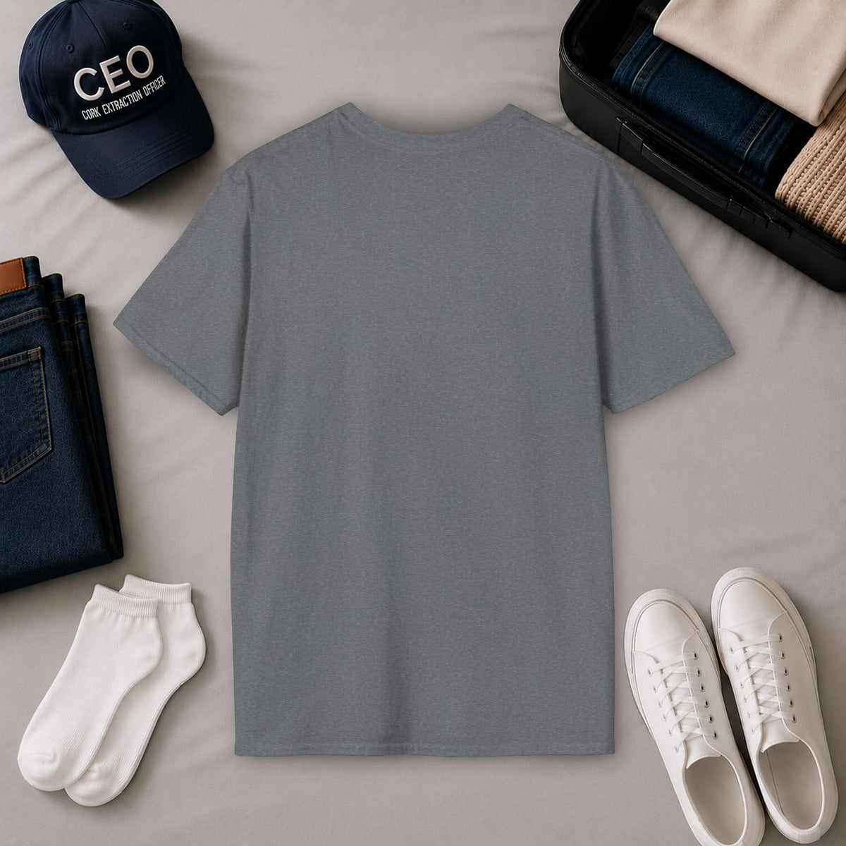 Let's Happy Hallowine Crewneck T-Shirt
