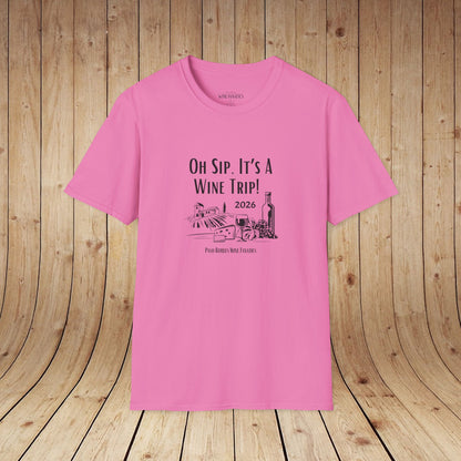 Oh Sip It's A Wine Trip Unisex Softstyle T-Shirt