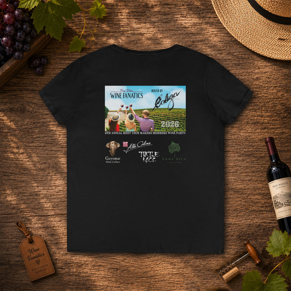 PRWF 2026 Commemorative Meet Your Makers Party Ladies V-Neck T-Shirt