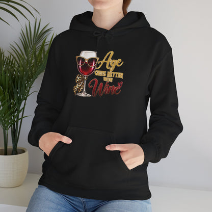 Age Gets Better With Wine Hoodie