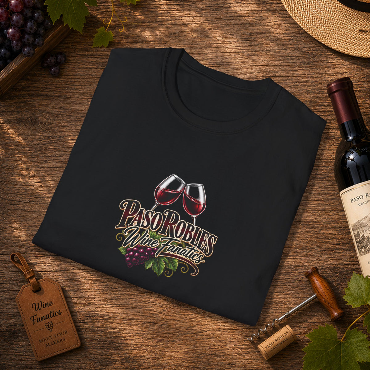 A Toast To Paso Robles Wine Fanatics Crewneck T-Shirt