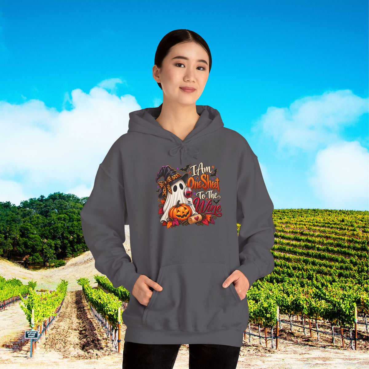 I Am One Sheet To The Wine Hoodie