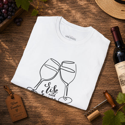 Rise & Wine Crewneck Tee