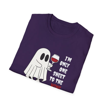 One Sheet To The Wine Unisex Softstyle T-Shirt