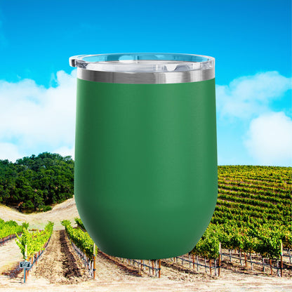 Paso Robles Wine Fanatics Logo 12oz Wine Tumbler