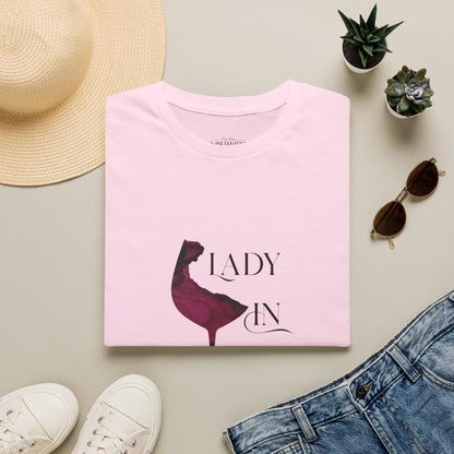 Lady In Red Crewneck Tee