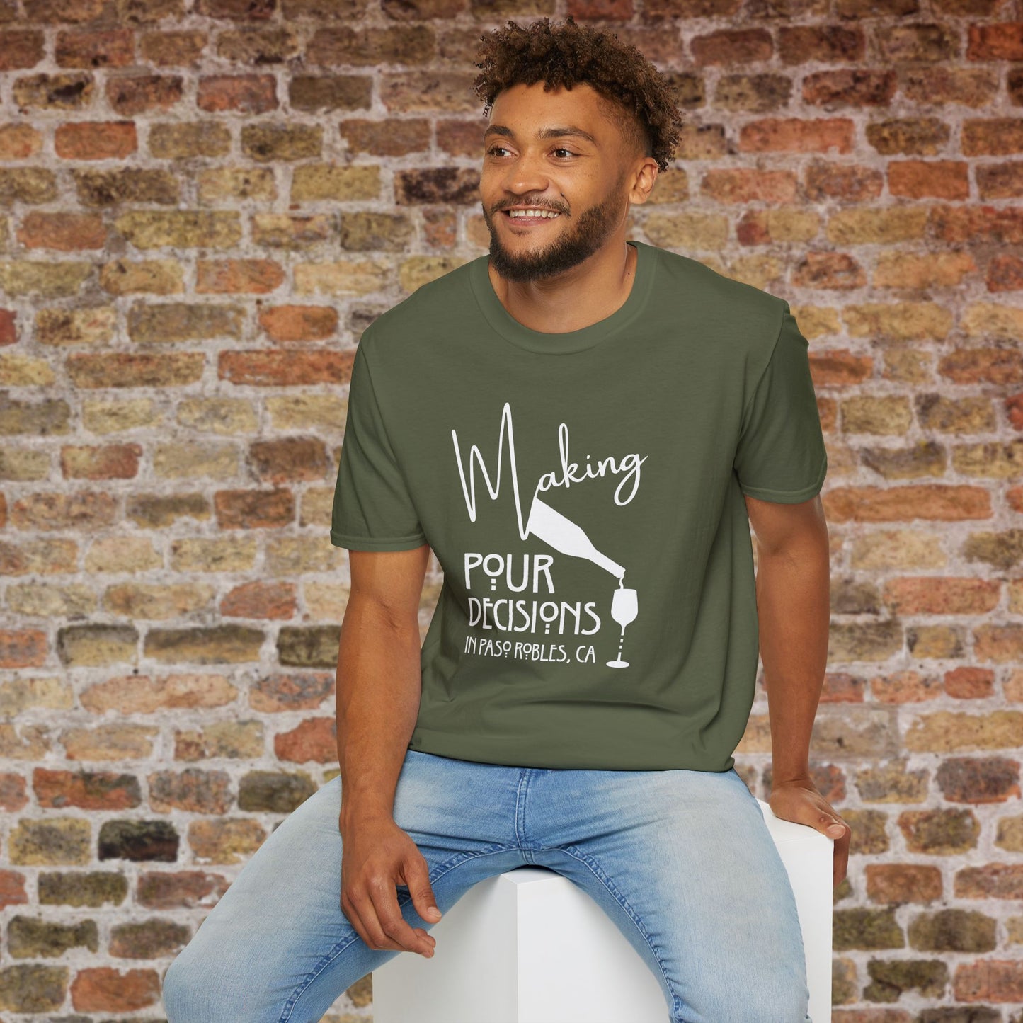 Paso Robles - Making Pour Decisions Crewneck Tee